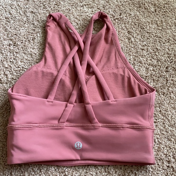 Lululemon Energy Bra High Neck Longline Rib - Picture 2 of 3